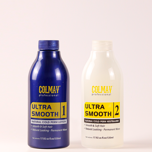 Colmav Natural Cold Perm Lotion - Ultra Smooth 1 & 2 530ml